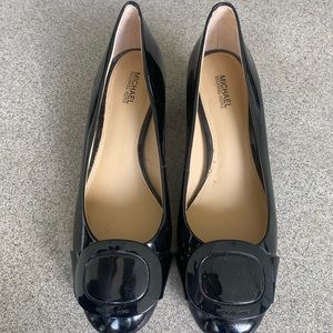 Michael Kors Patent Leather Block Heels